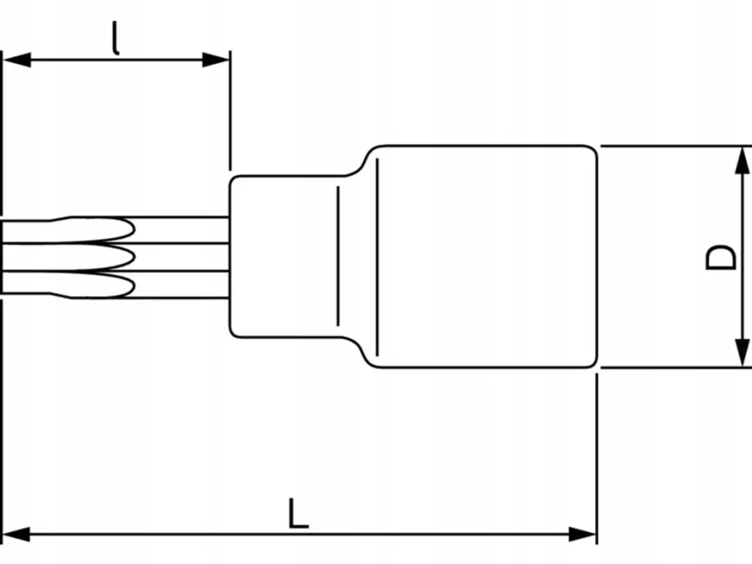 Bahco Torx T7 Dopsleutel 1/4"
