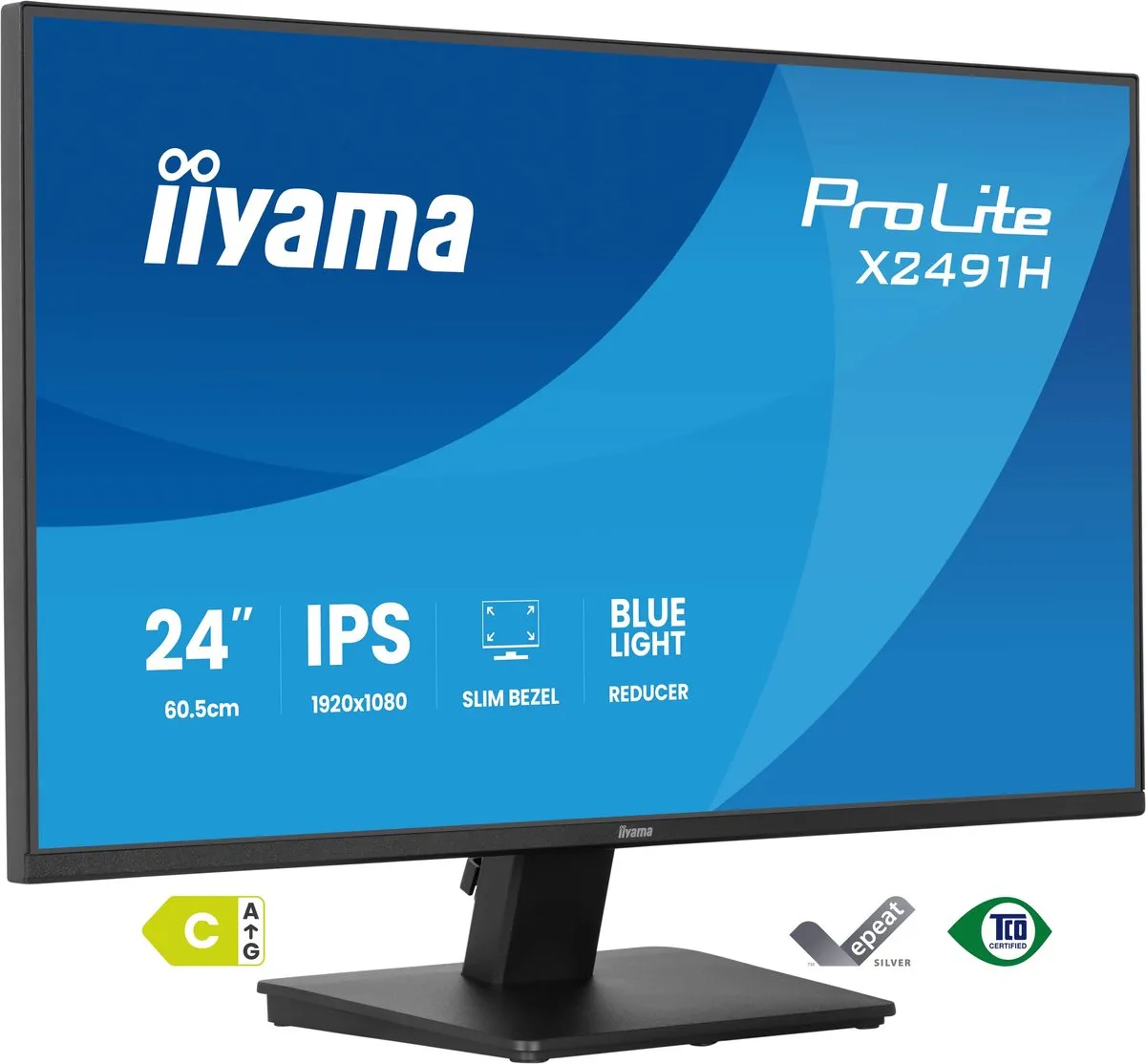 iiyama ProLite X2491H-B1 Monitor 24" Full HD IPS - Zwart