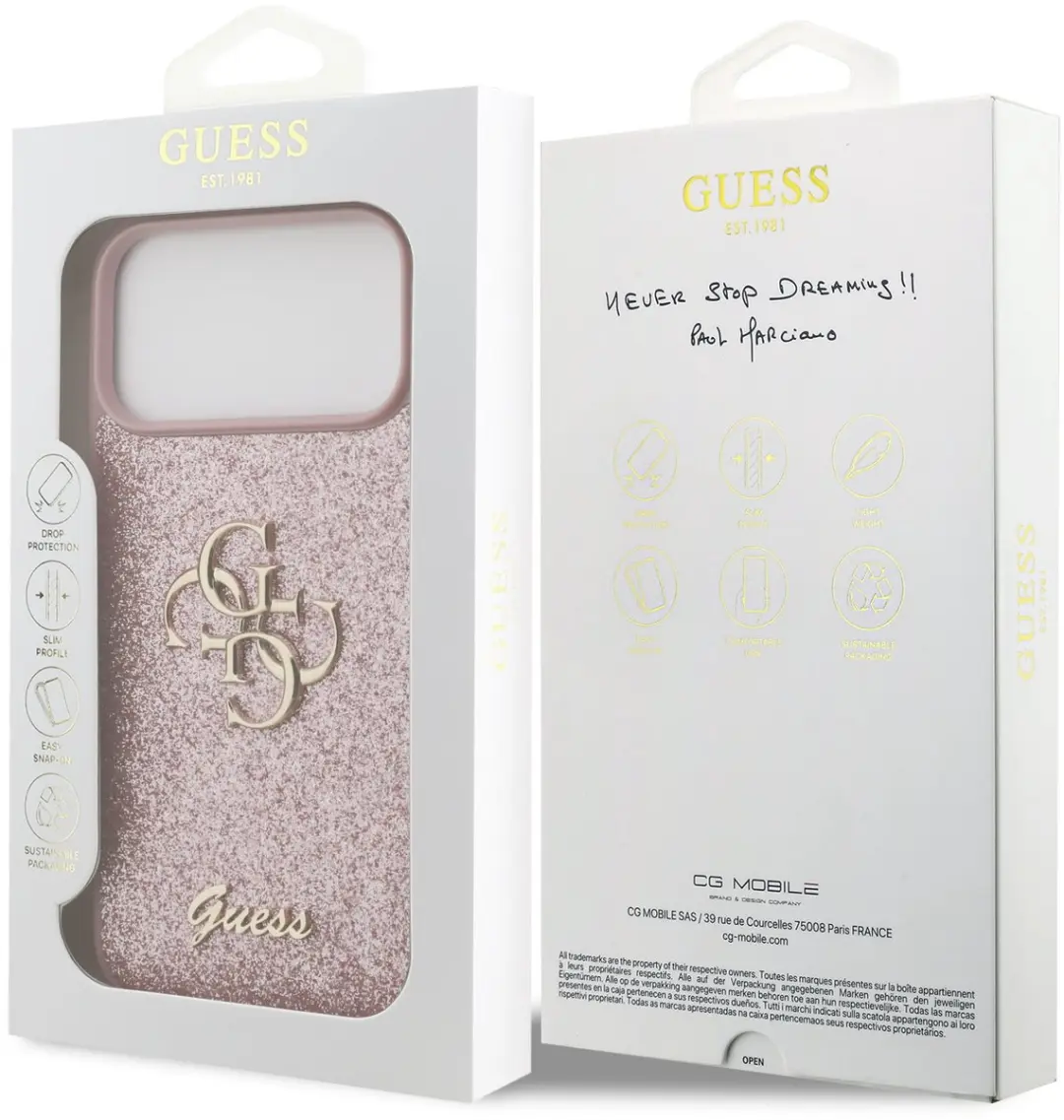 GUESS Hoesje iPhone 17/18 Pro Max - Roze