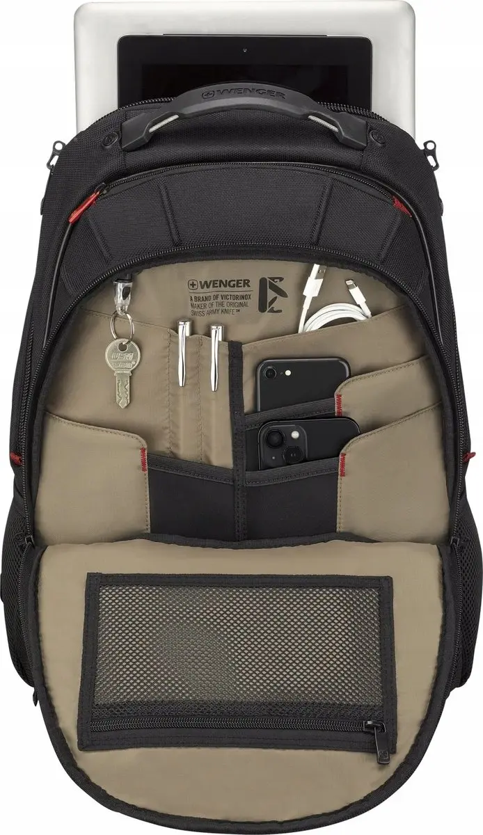 Wenger Carbon PRO Rugzak 24L - Zwart - afbeelding 4 van 5
