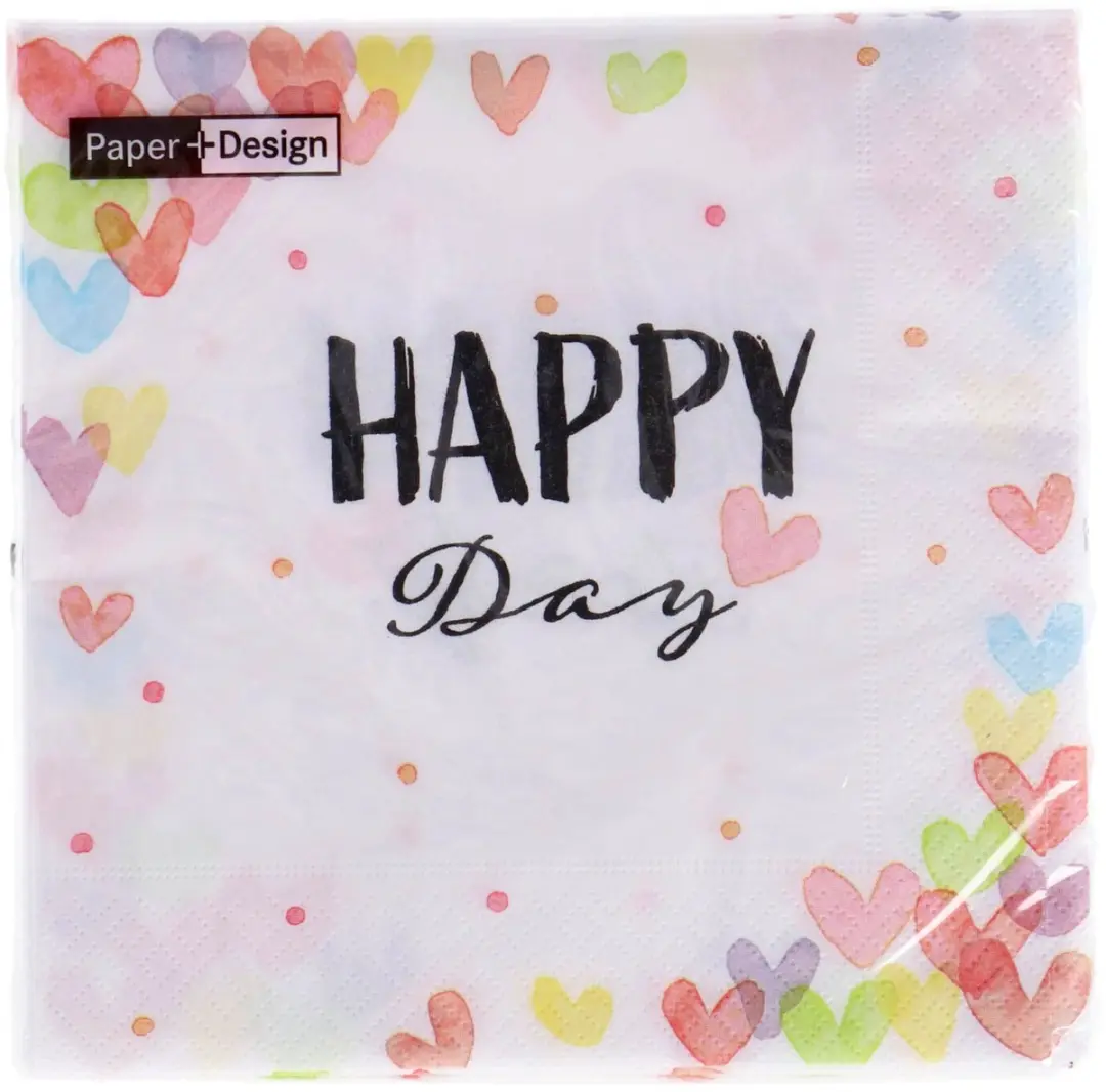 Duni Hearts Servetten 33x33cm
