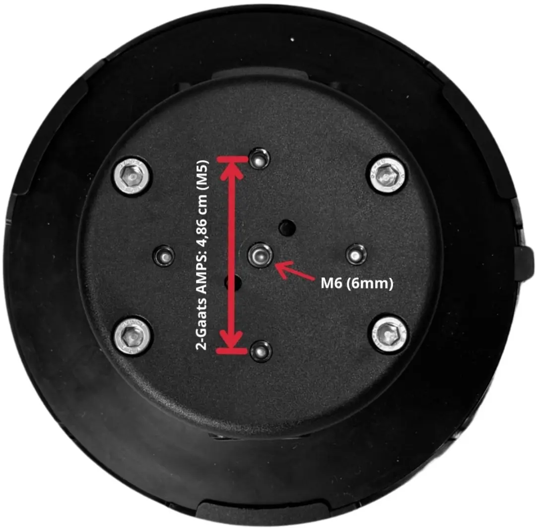 ONYX 5ES00006 Zuignap Vacuümpomp 15cm - Zwart