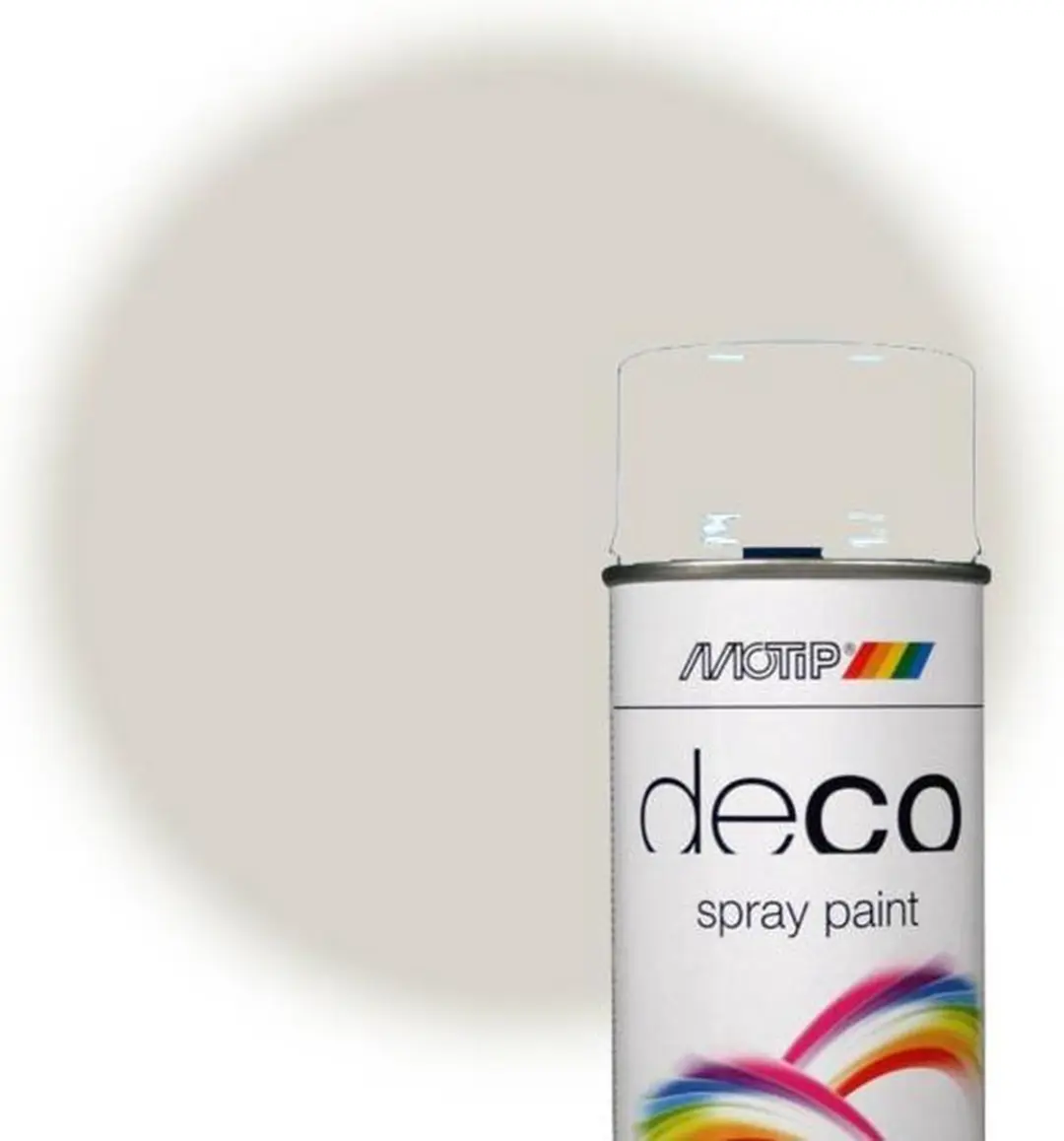 Motip Hoogglans Lak RAL 9002 Grijswit 400ml