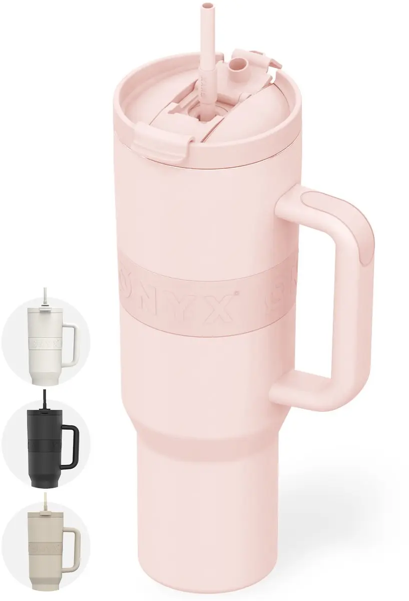 ONYX Drinkfles met Rietje 1L