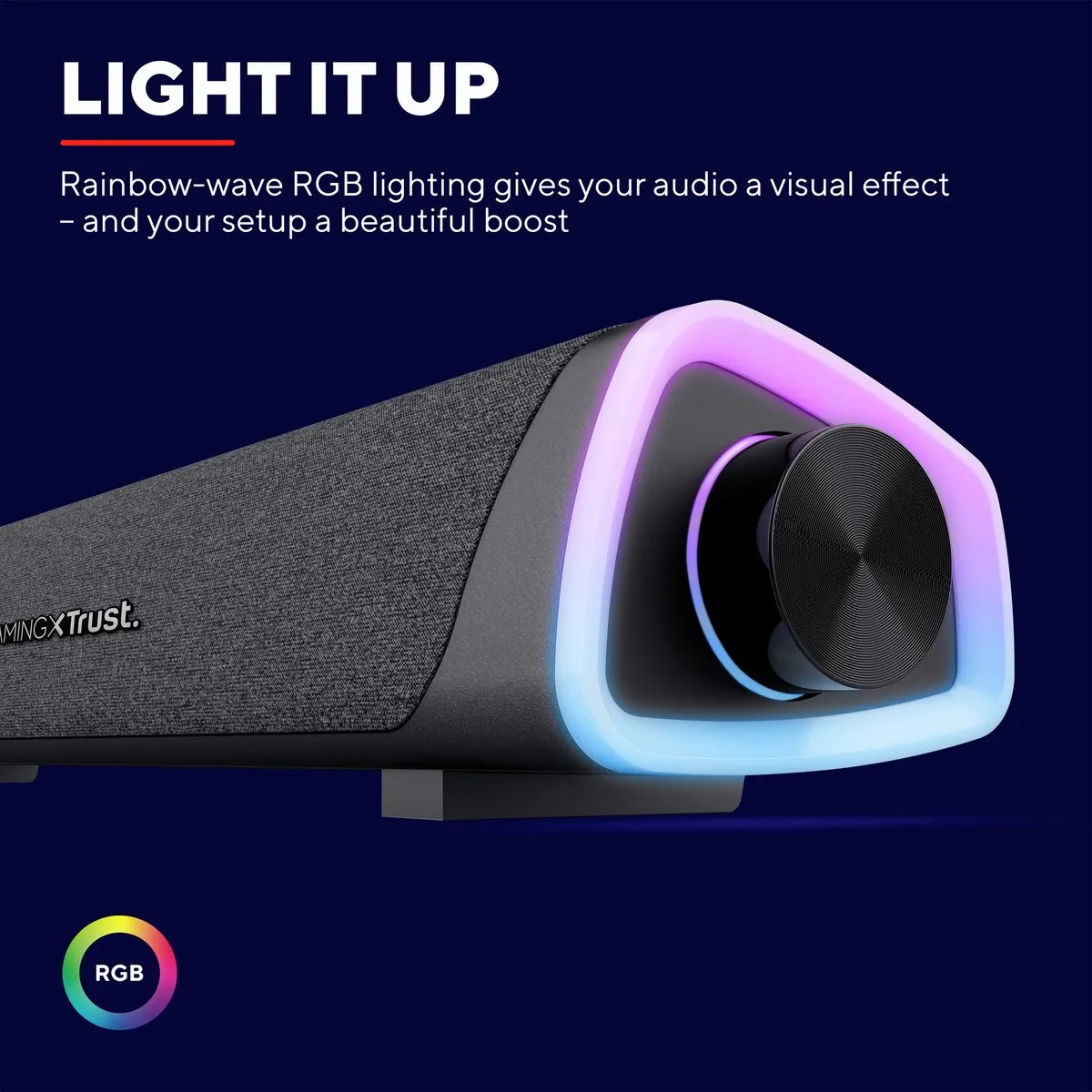 Trust GXT 620 Axon - Soundbar - RGB verlichting - Zwart