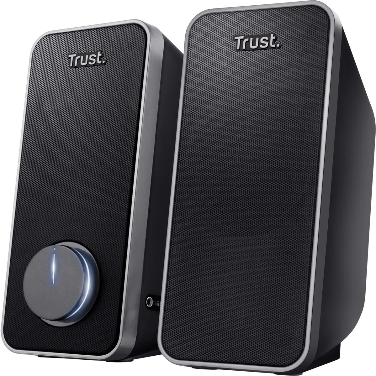Trust Arys 2.0 PC Luidsprekerset - 2.0 Luidsprekers – USB Luidsprekers – Luidsprekers met USB – 14 W RMS – Zwart