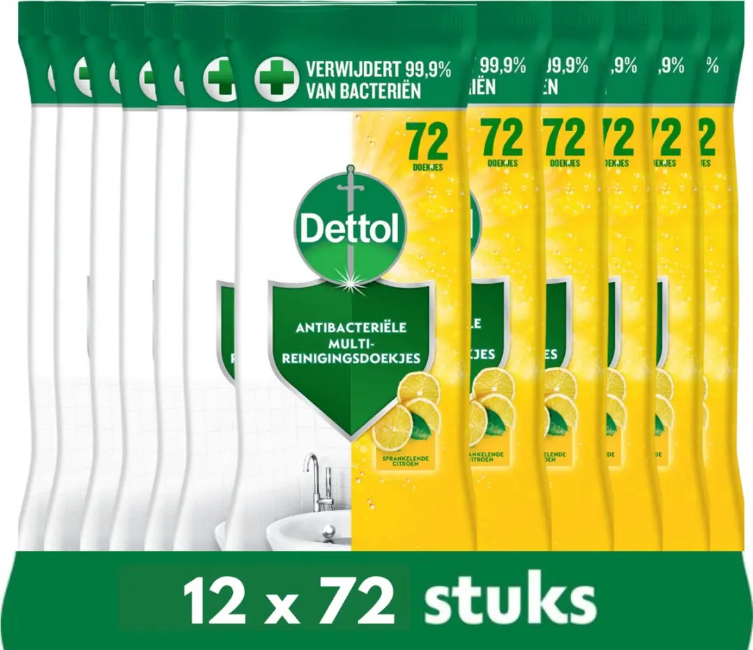 Dettol Schoonmaakdoekjes Power & Fresh Citrus