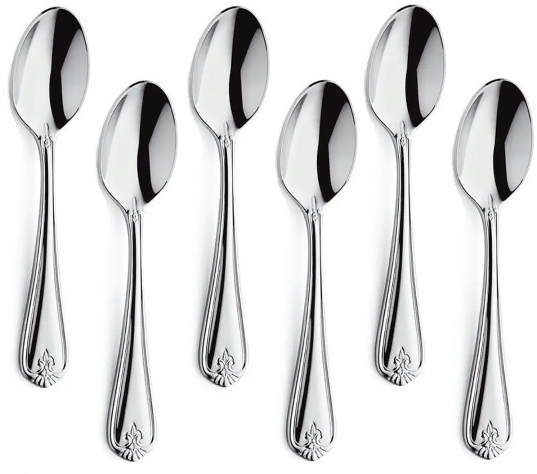 Amefa Duke Lepelset 6-delig - 12,3 cm - Zilver