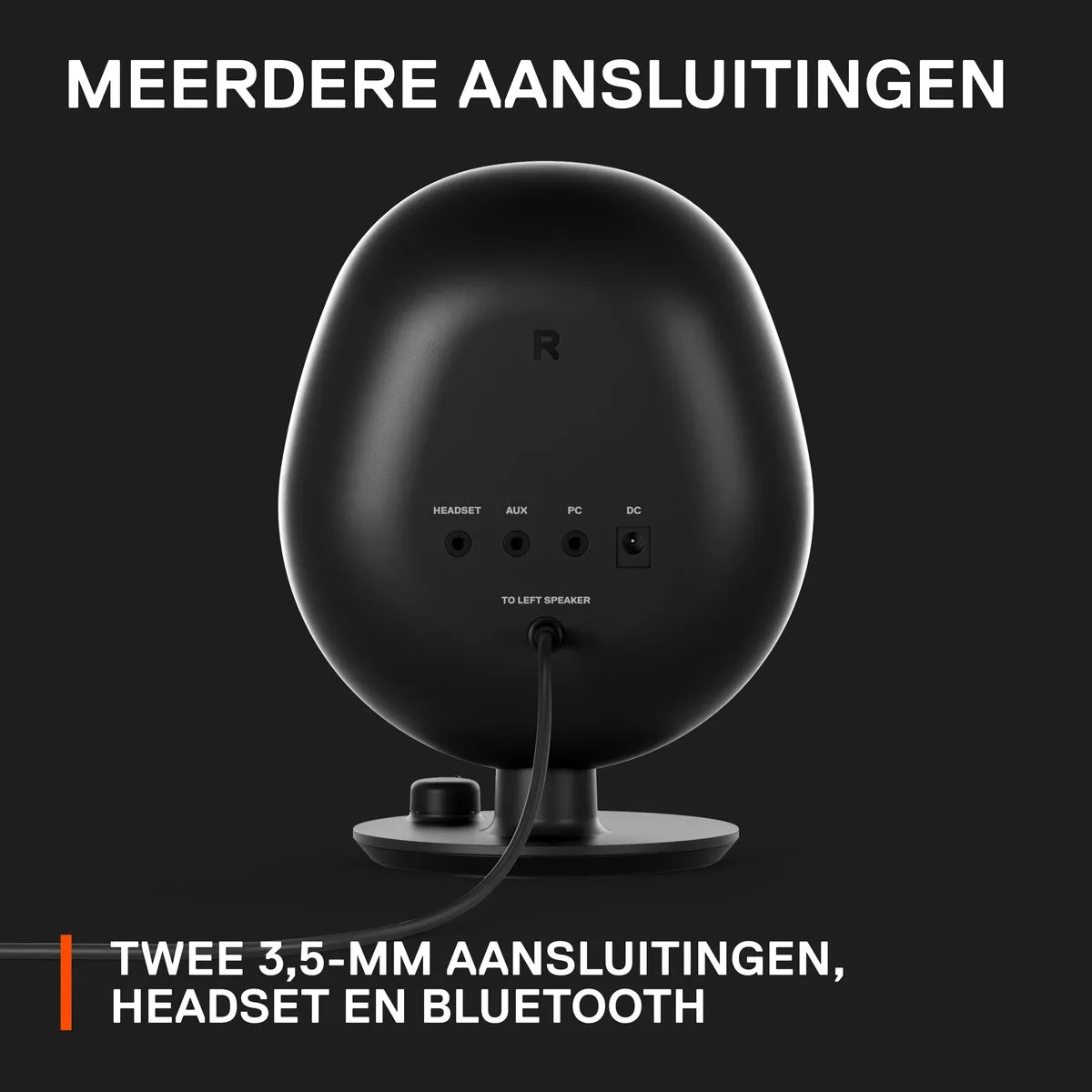 SteelSeries Arena 3 Multimedia Speakers 61536 - 200W - 5.1 - Zwart - afbeelding 6 van 6