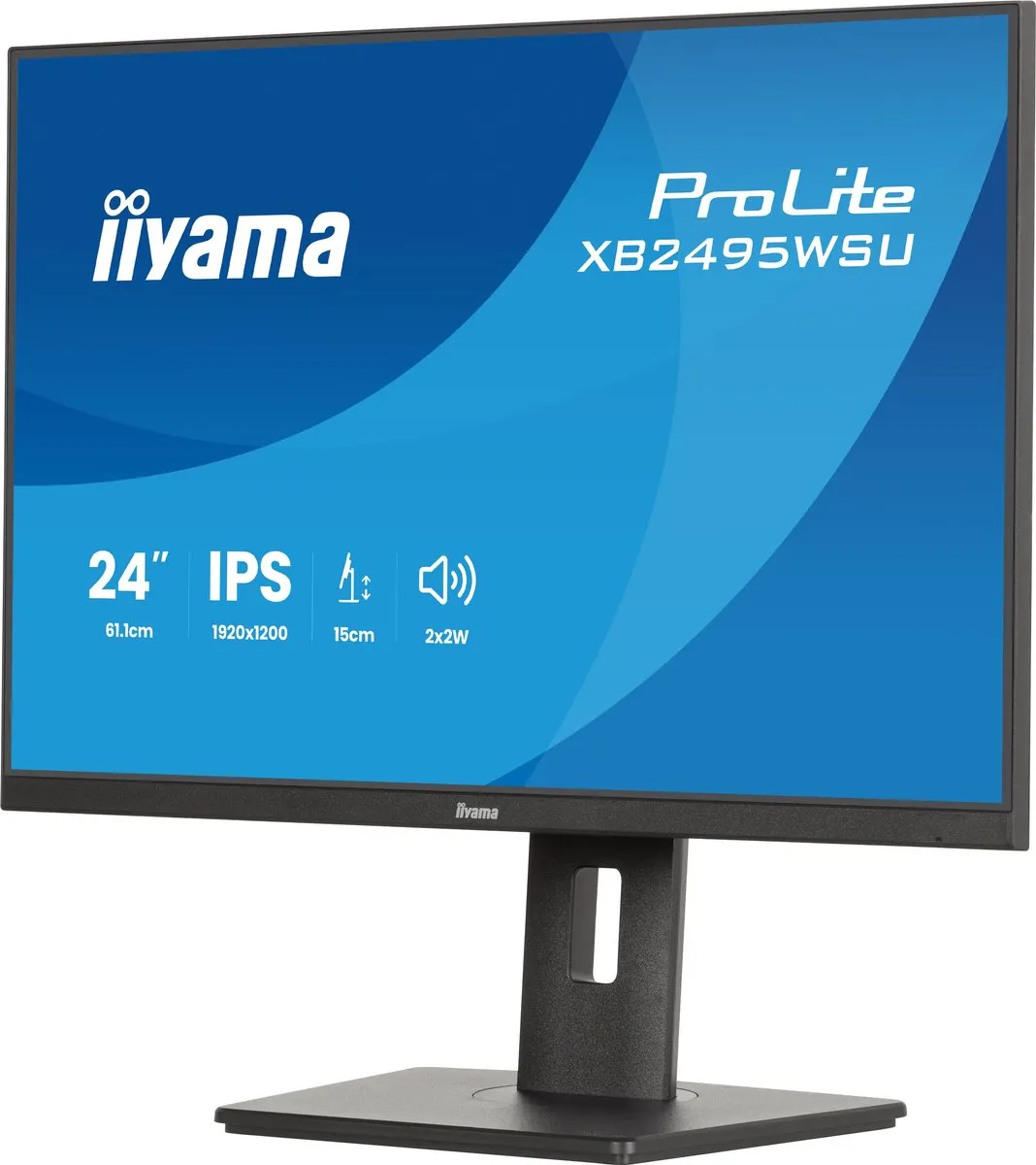 iiyama ProLite XB2495WSU-B1 Monitor 24" Full HD IPS - USB-Hub