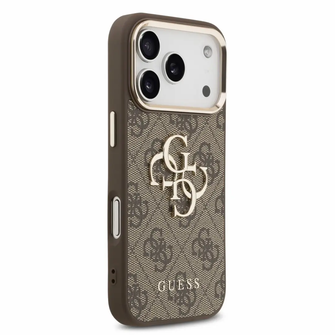 GUESS Telefoonhoesje 15231 - iPhone 17/18 Pro - Polsband - Bruin