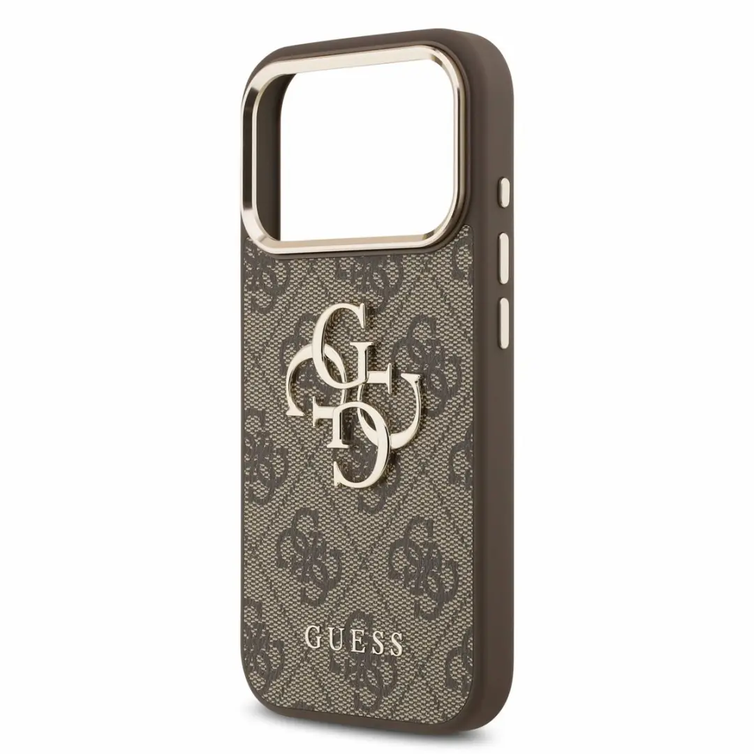 GUESS Telefoonhoesje 15231 - iPhone 17/18 Pro - Polsband - Bruin
