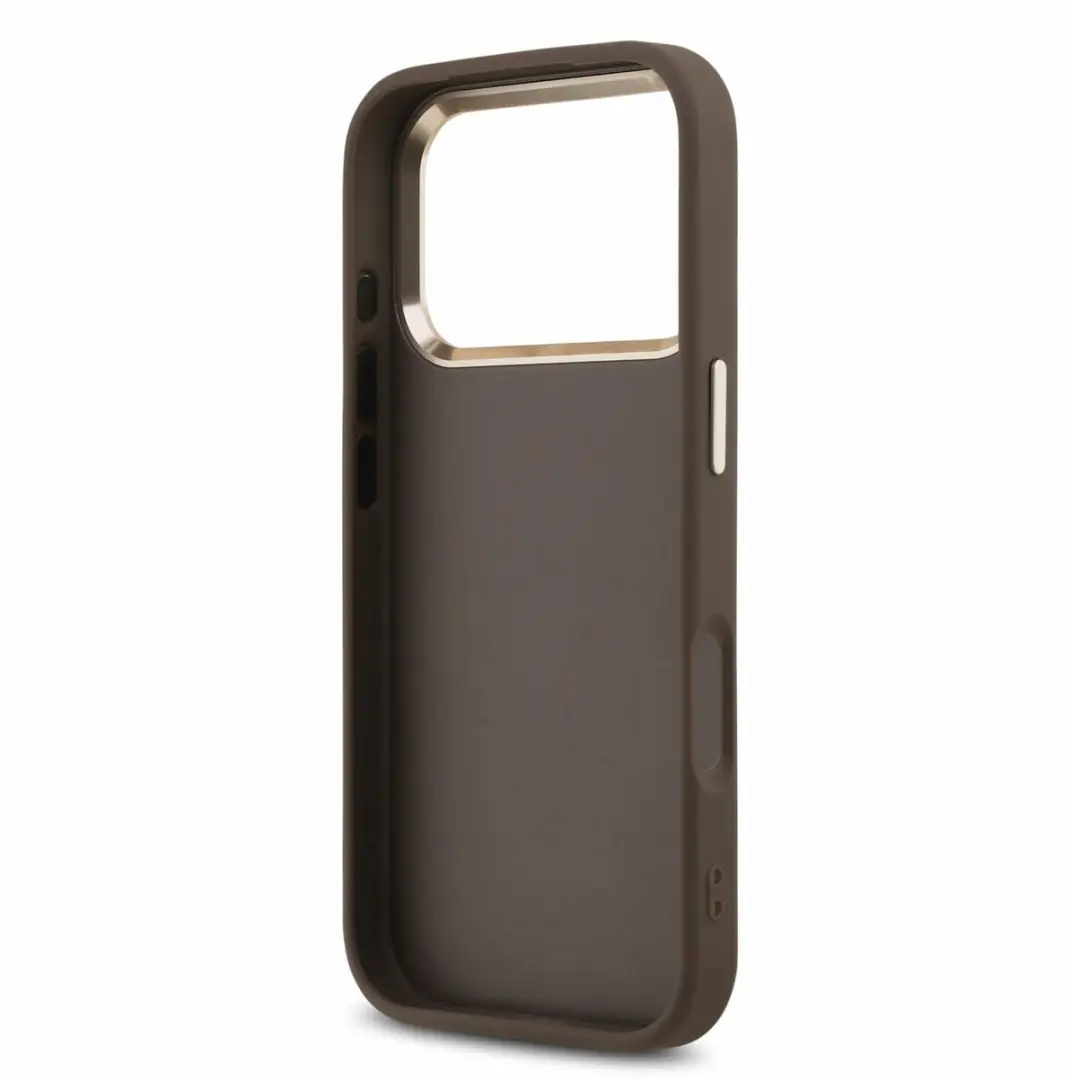 GUESS Telefoonhoesje 15231 - iPhone 17/18 Pro - Polsband - Bruin