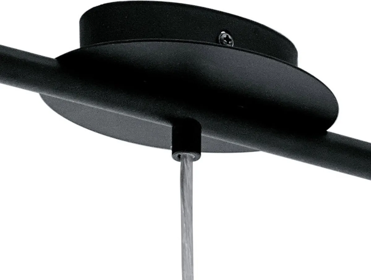 Eglo Razoni Hanglamp E27 - 3 Lichtpunten - 99cm - Zwart/Wit
