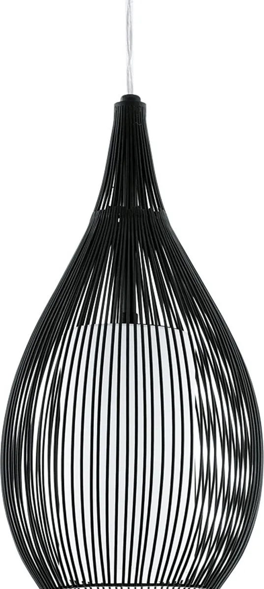 Eglo Razoni Hanglamp E27 - 3 Lichtpunten - 99cm - Zwart/Wit