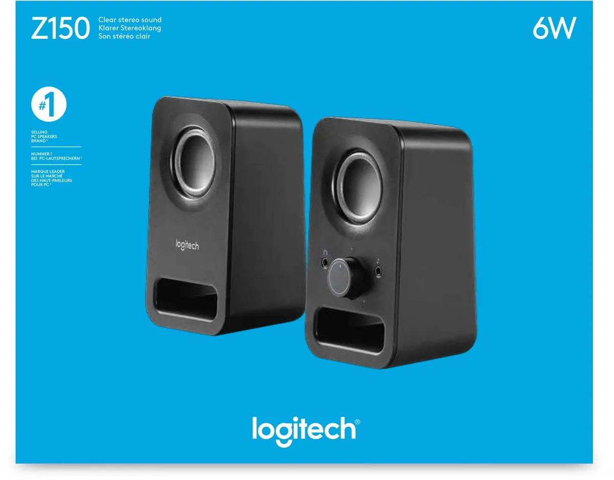 Logitech Z150 Speakerset - 6W - Zwart