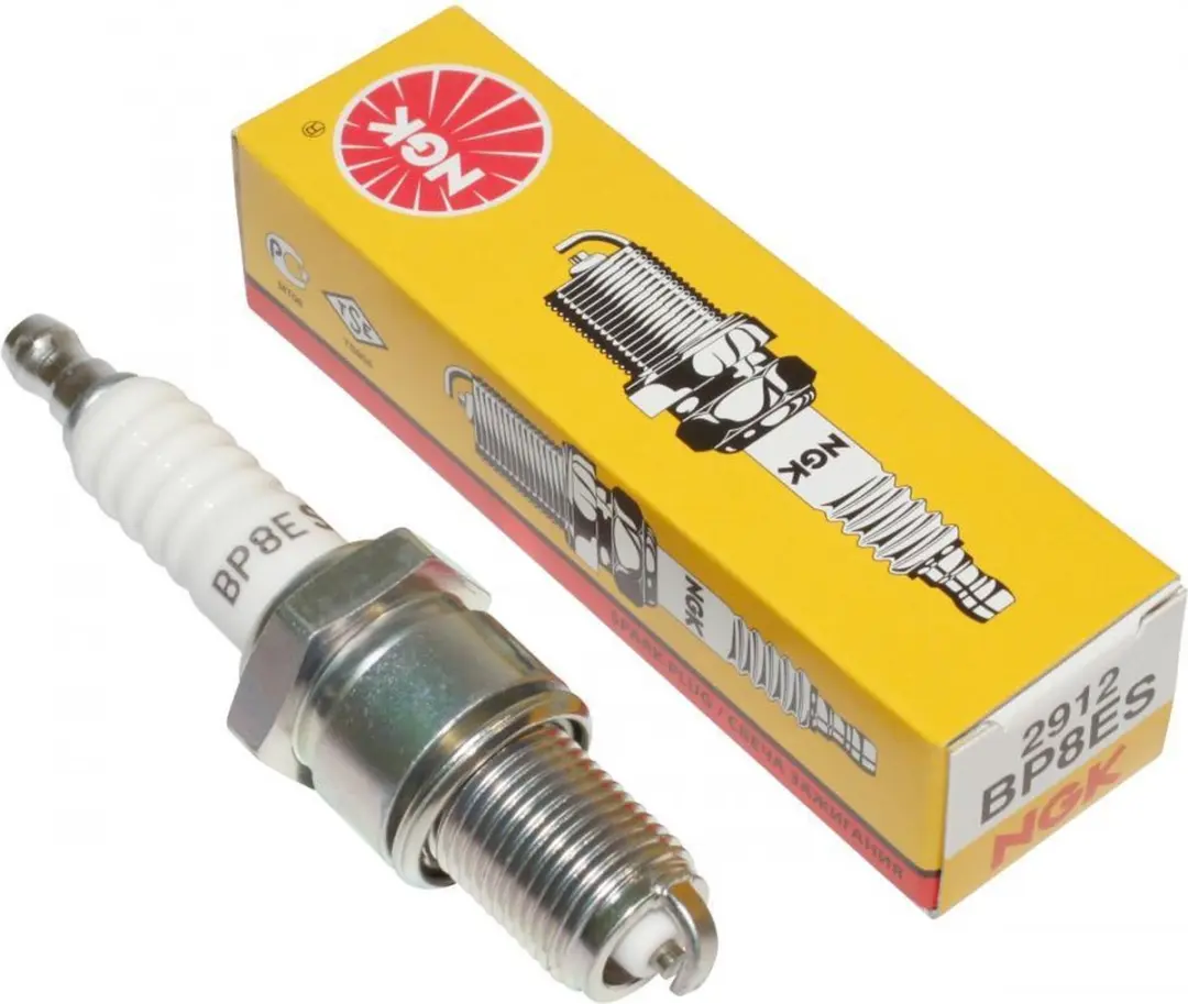 NGK BP8ES Bougie - Guzzi 350 V35 III (na 1985) - Wit