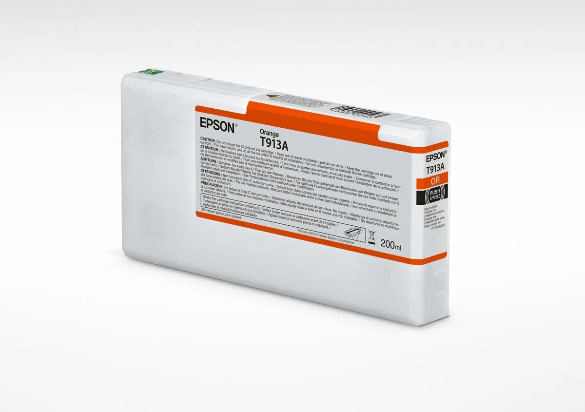 Epson C13T913A00 Oranje Inktcartridge 200ml