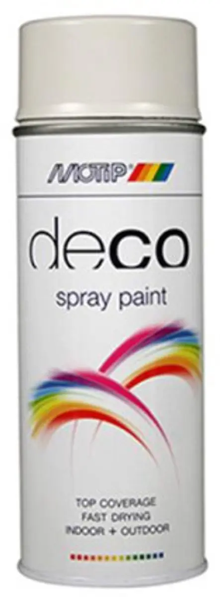 Motip Deco Alkyd Hoogglans Lak RAL 7035 - 400ml - afbeelding 6 van 6