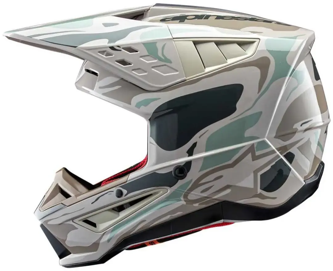 Alpinestars S-M5 Mineral Helm ECE 22.06 - M - Warmgrijs/Celadon