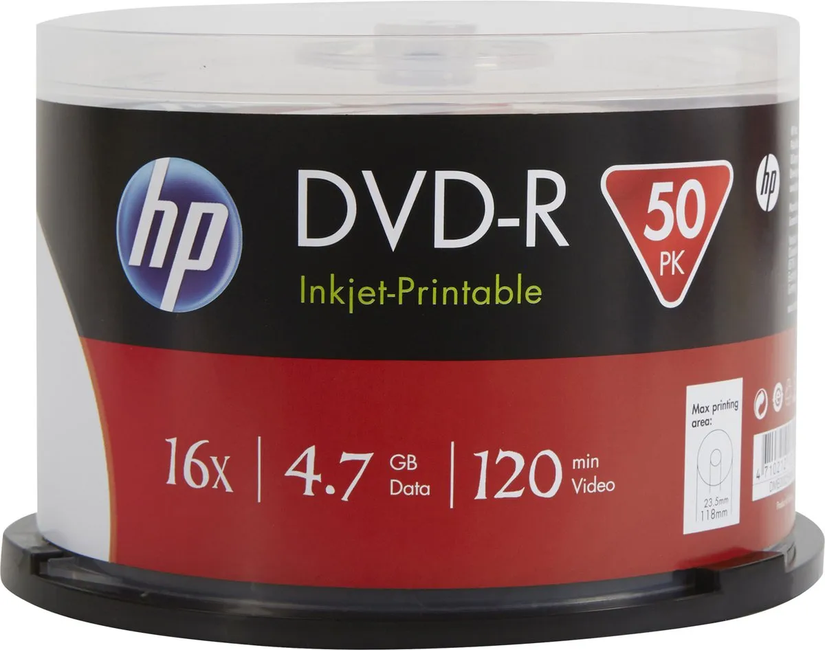 HP DME00025WIP DVD-R 4.7GB