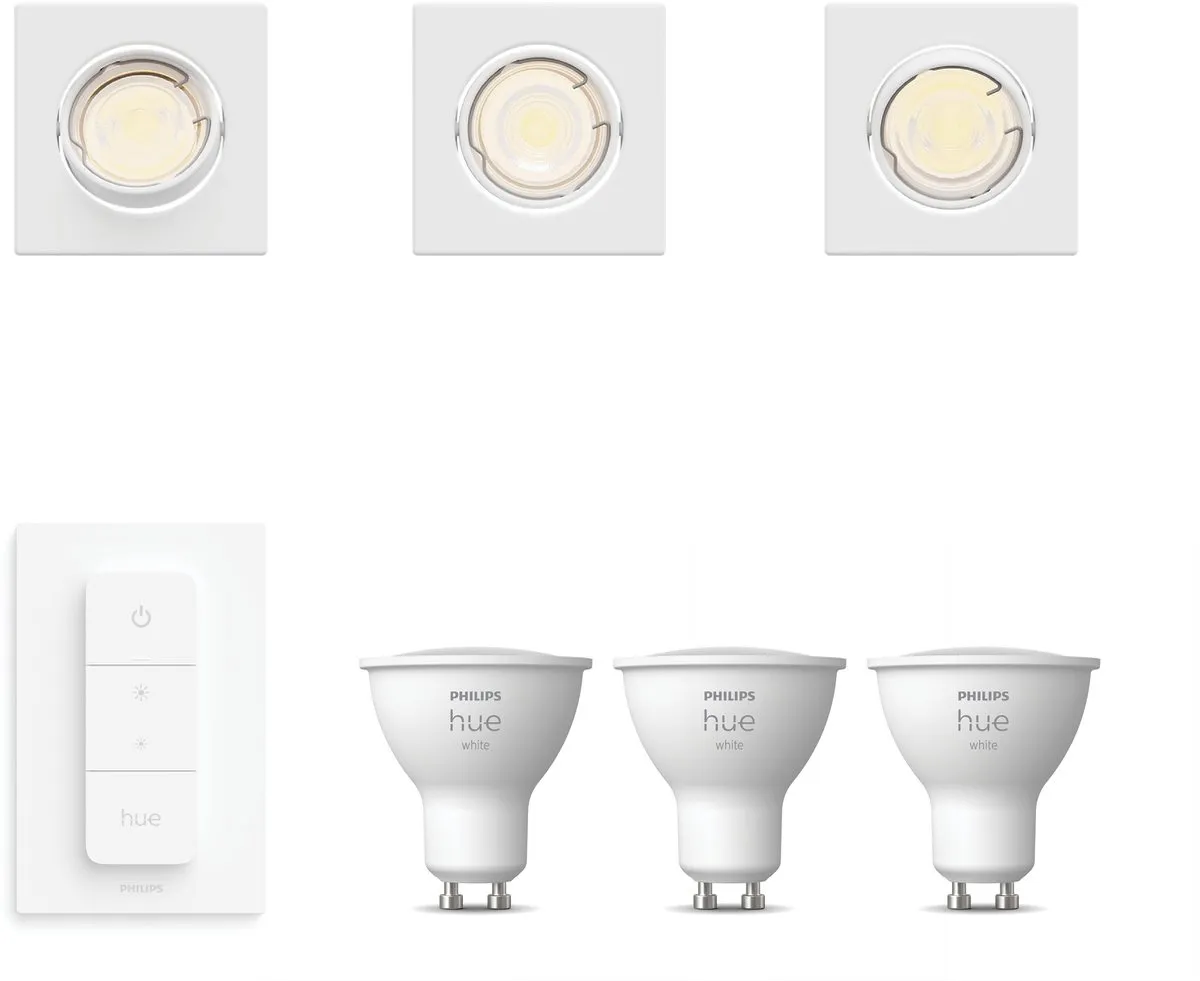 Philips Hue Peridot Set Inbouwspots 3 Stuks