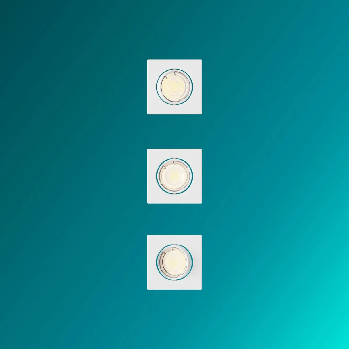 Philips Hue Peridot Set Inbouwspots 3 Stuks - GU10 Warmwit - Incl. Dimmer Switch
