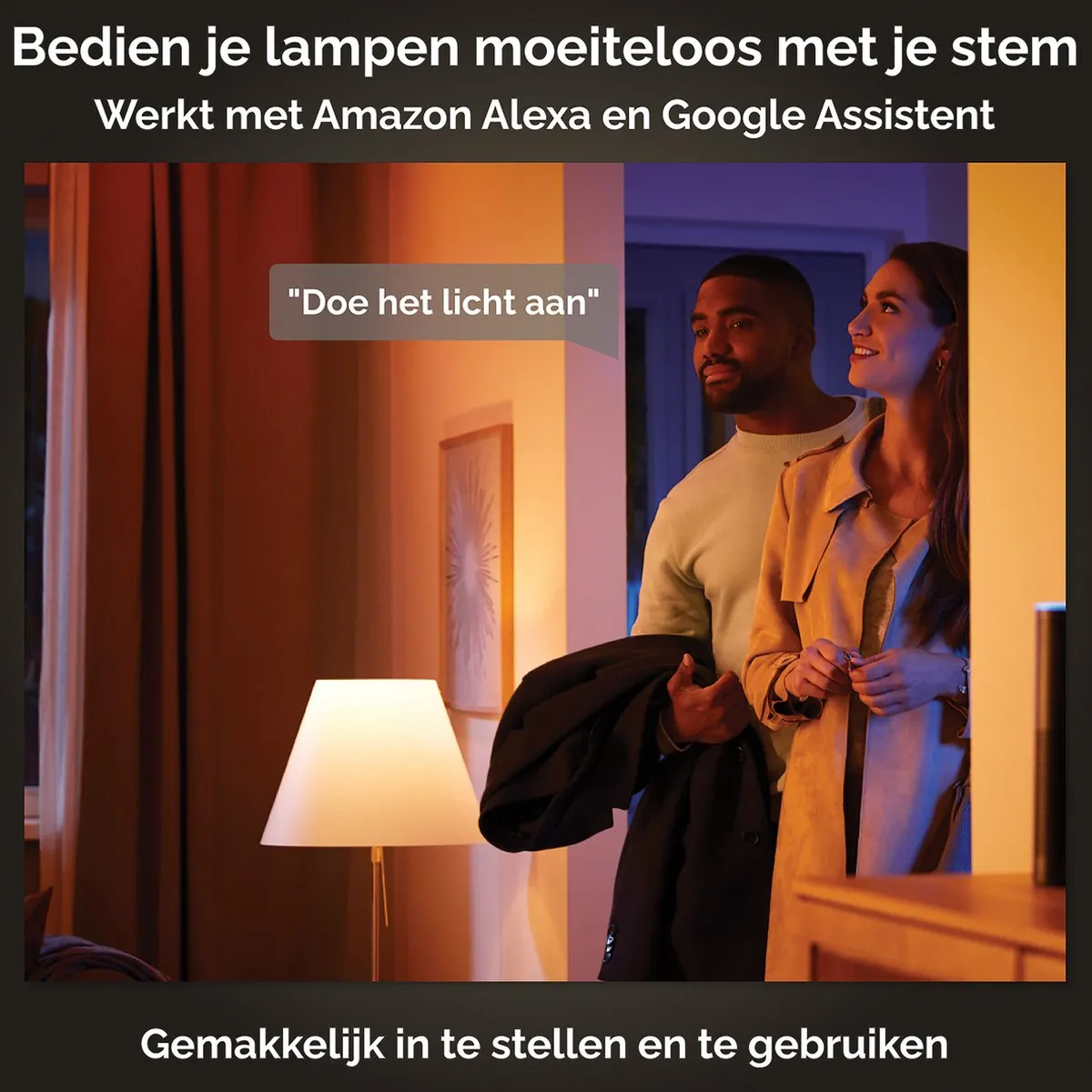 Philips Hue Tento Plafondlamp - Zwart Ø30cm