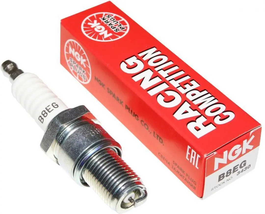NGK Bougie Fantic 200 Trial NA 1995 - Blanc