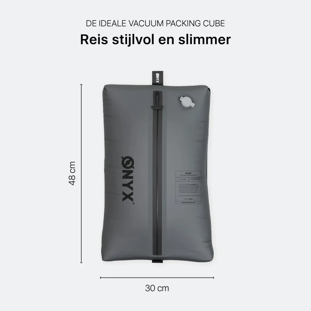 ONYX Aircube Vacuüm Compressiezak - Grijs - afbeelding 5 van 6