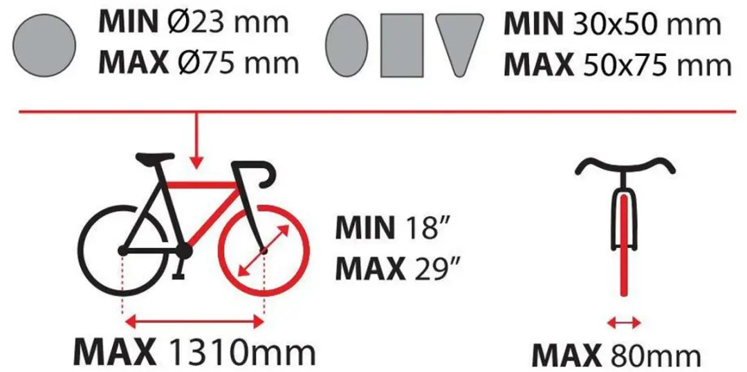Lampa Fietsendrager Auto 2 Fietsen N01475 - Zwart