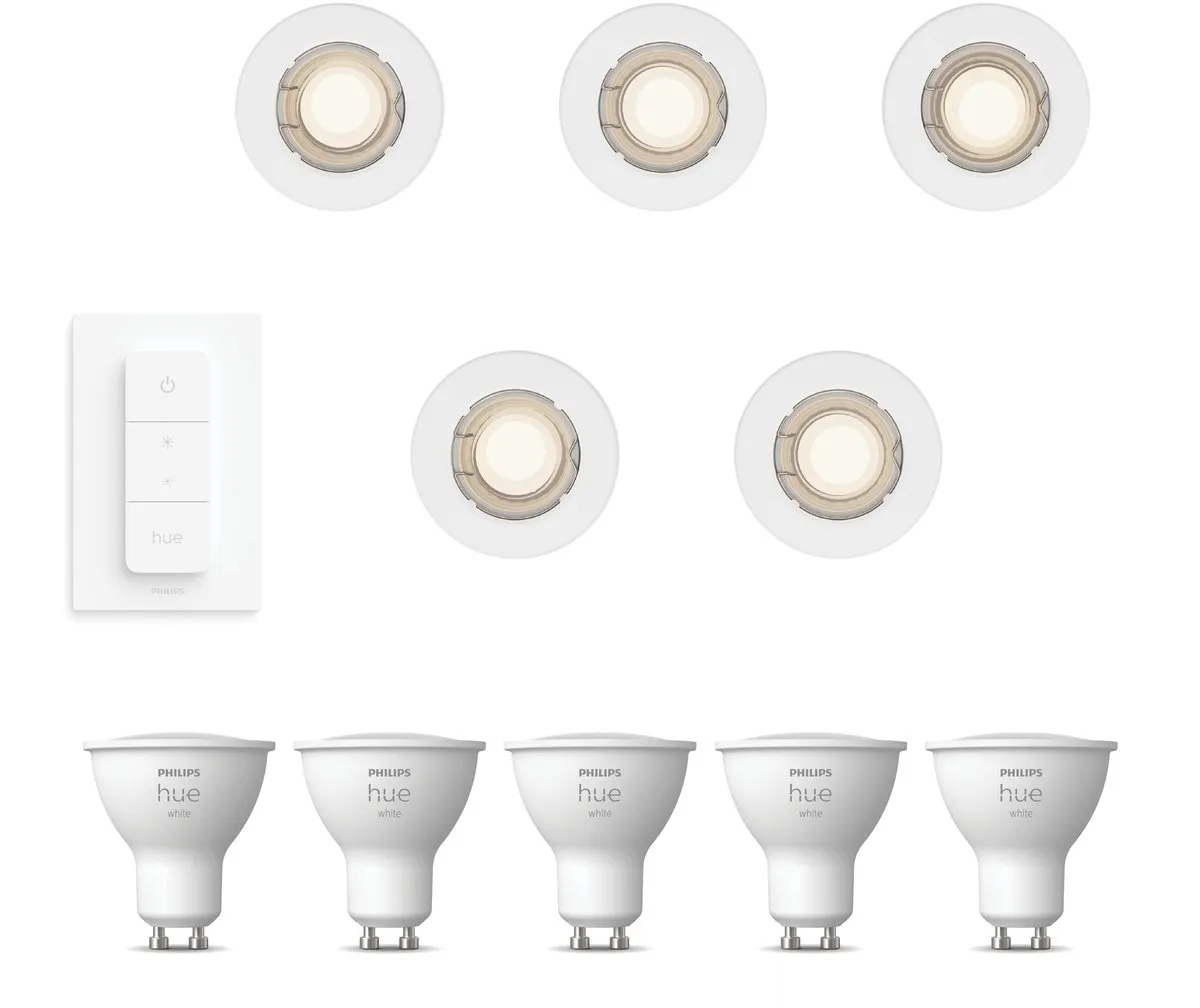 Philips Hue Peridot Inbouwspots 5 Stuks