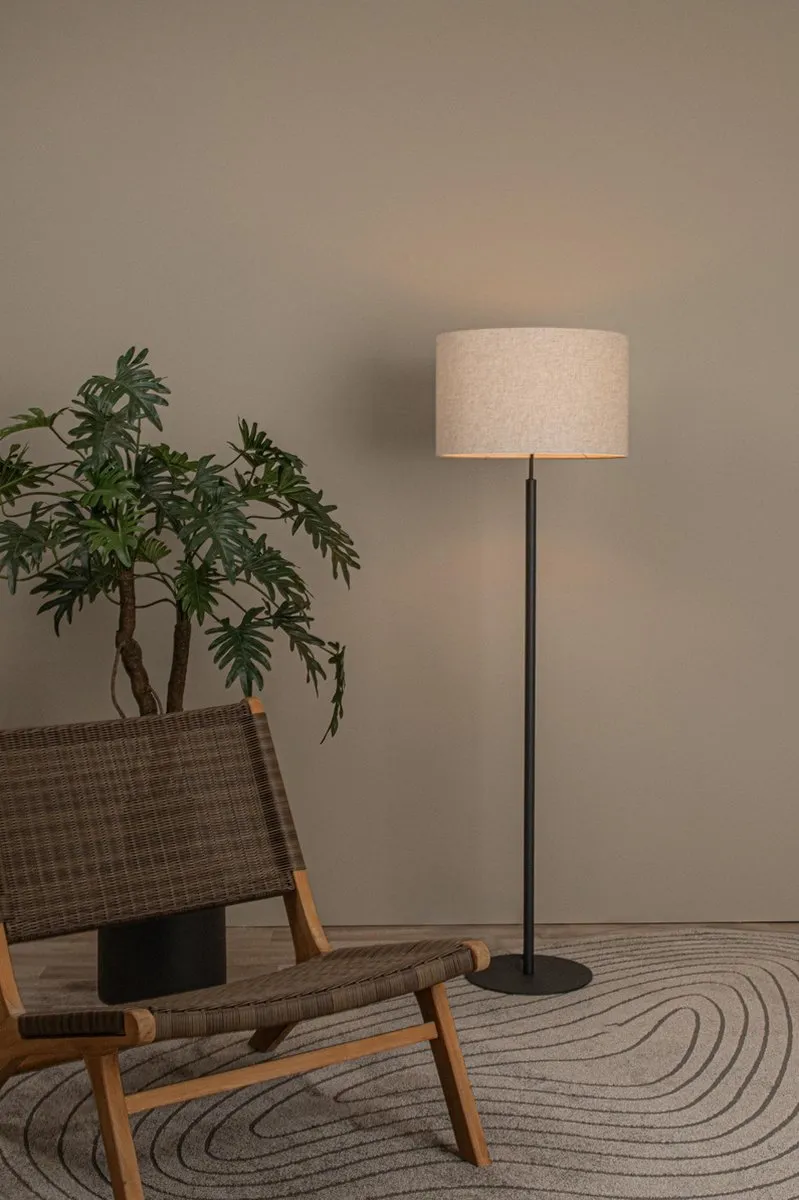 Lucide Maya Vloerlamp Ø45cm - Beige
