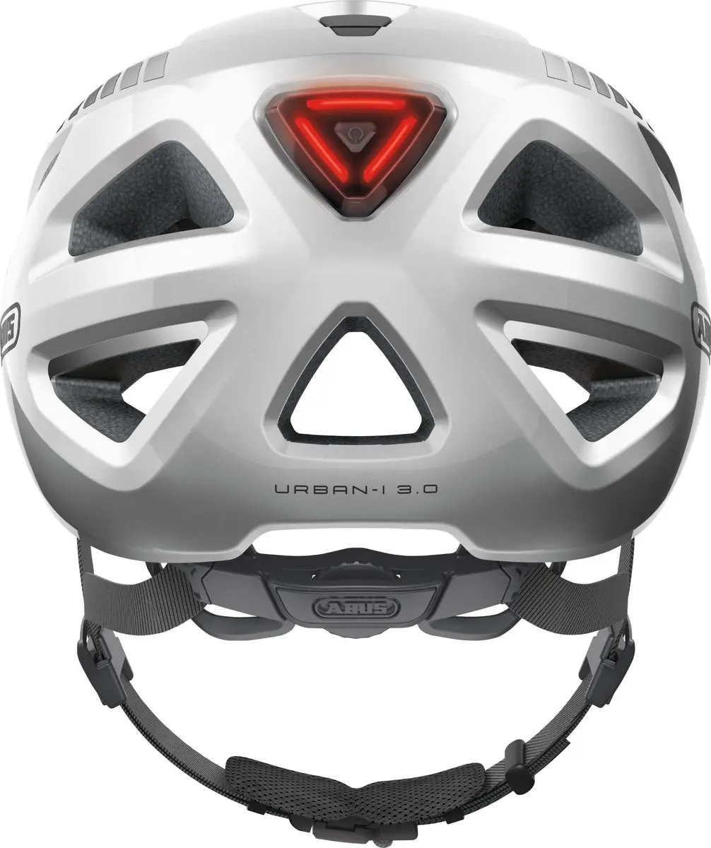 ABUS URBAN-I 3.0 Fietshelm - 51-55cm - Zilver