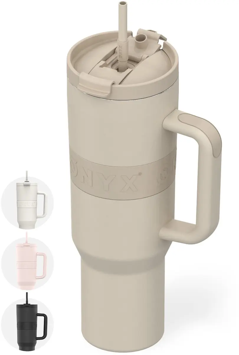 ONYX Drinkfles met Rietje 1L