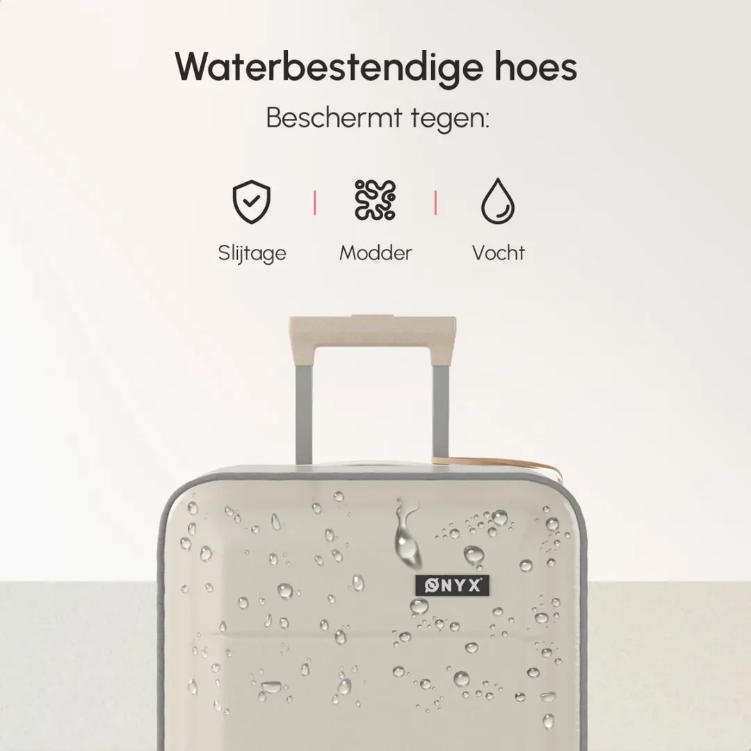 ONYX Kofferhoes 35L - 24x37x55cm - Transparant - afbeelding 3 van 5