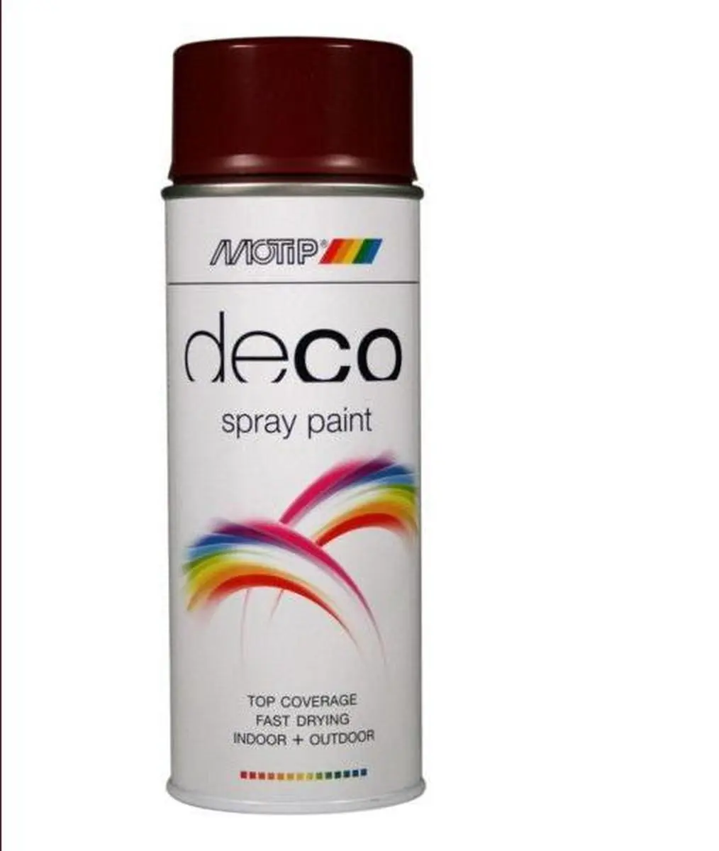 Motip Deco Alkyd Hoogglans Lak RAL 3005 - 400ml