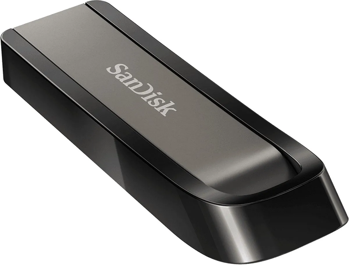 SanDisk USB Extreme Go SDCZ810-256G-G46 256GB - Zilver/Zwart