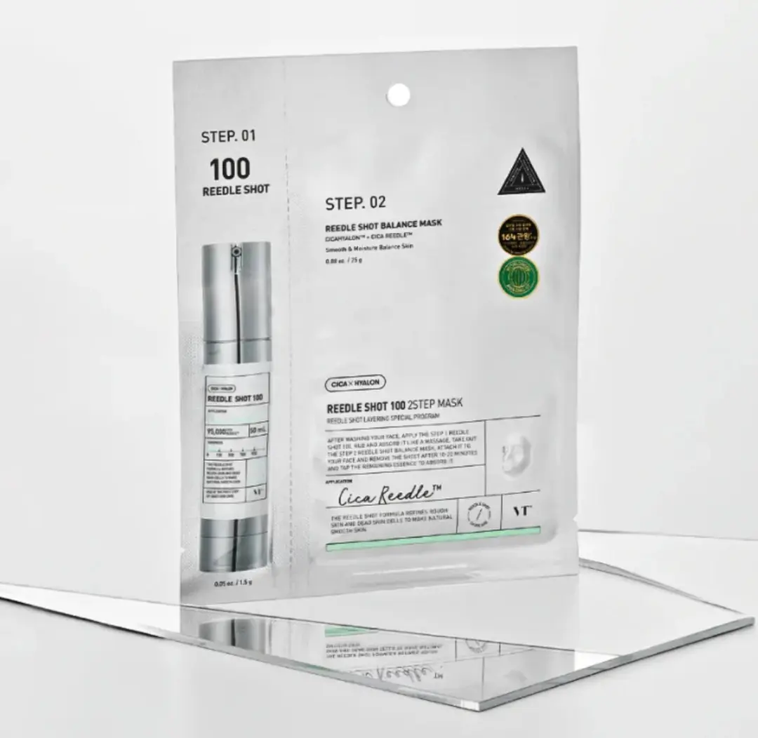 VT Cosmetics Reedle Shot 100 2-Step Serum & Sheet Mask - 26.5g
