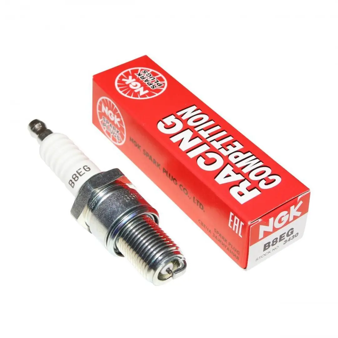 NGK Bougie B8EG voor Yamaha 250 YZ-F - Wit