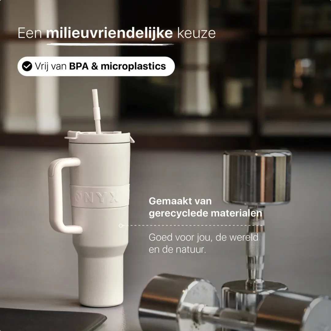 ONYX Drinkfles 1L - Coco White
