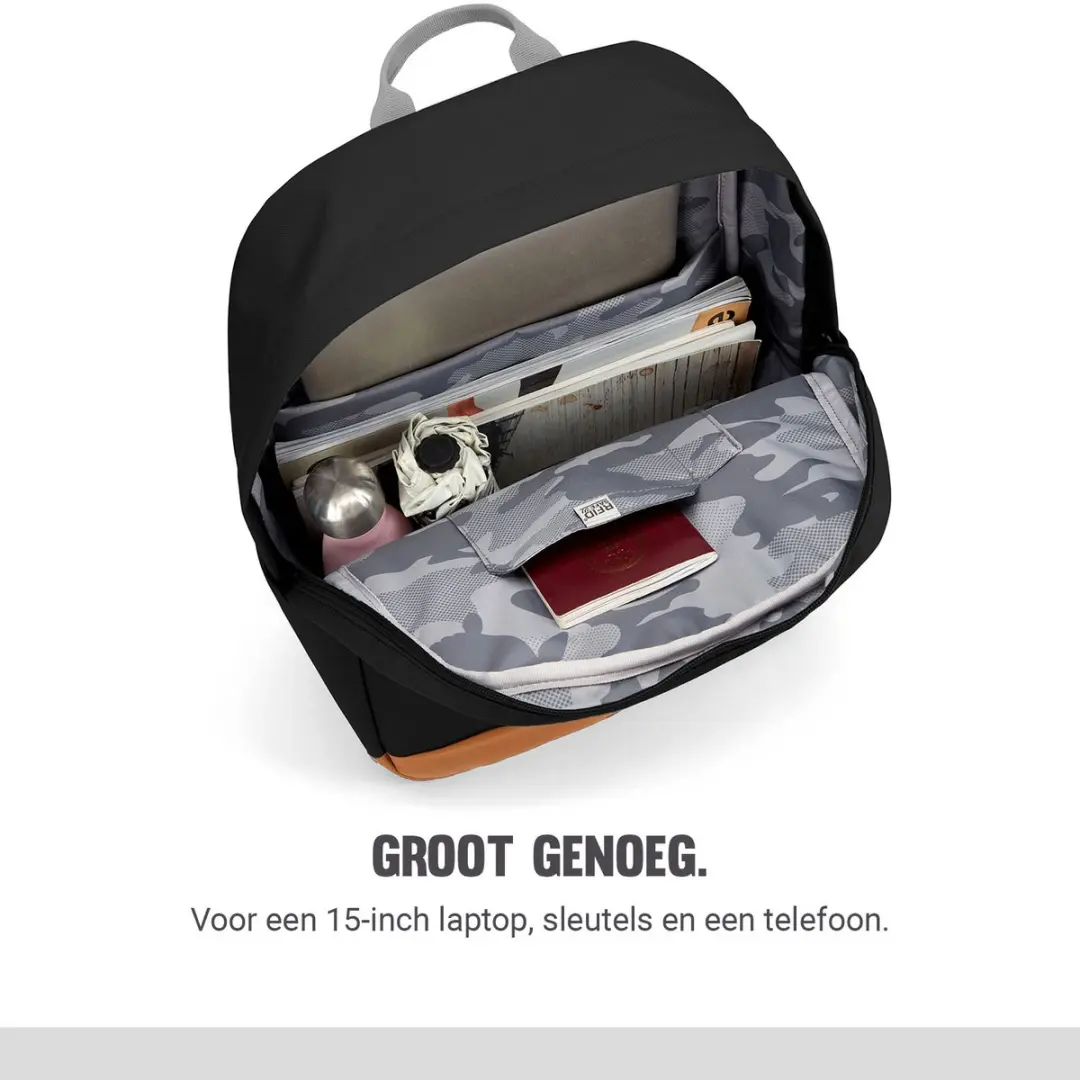 Pacsafe GO Rugzak 25L - Laptop 15 inch - Jet Black