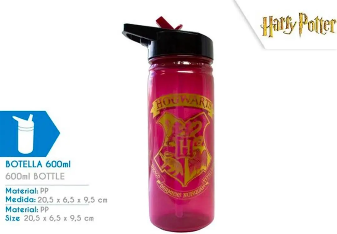 Harry Potter Drinkfles - 600ml - Rood
