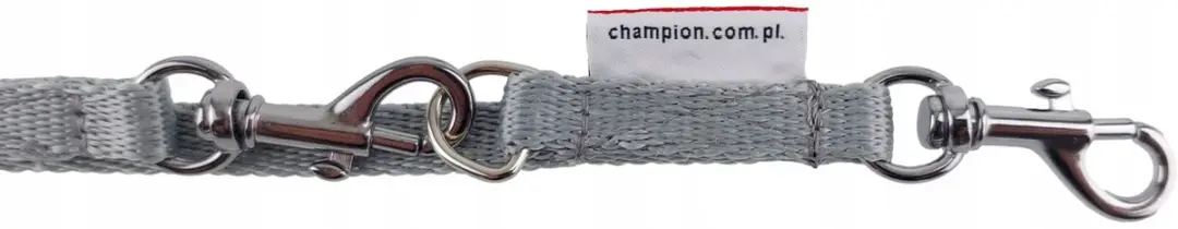 Champion Verstelbare Hondenlijn 225cm - 1cm - Grijs