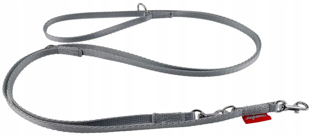 Champion Verstelbare Hondenlijn 225cm - 1cm - Grijs