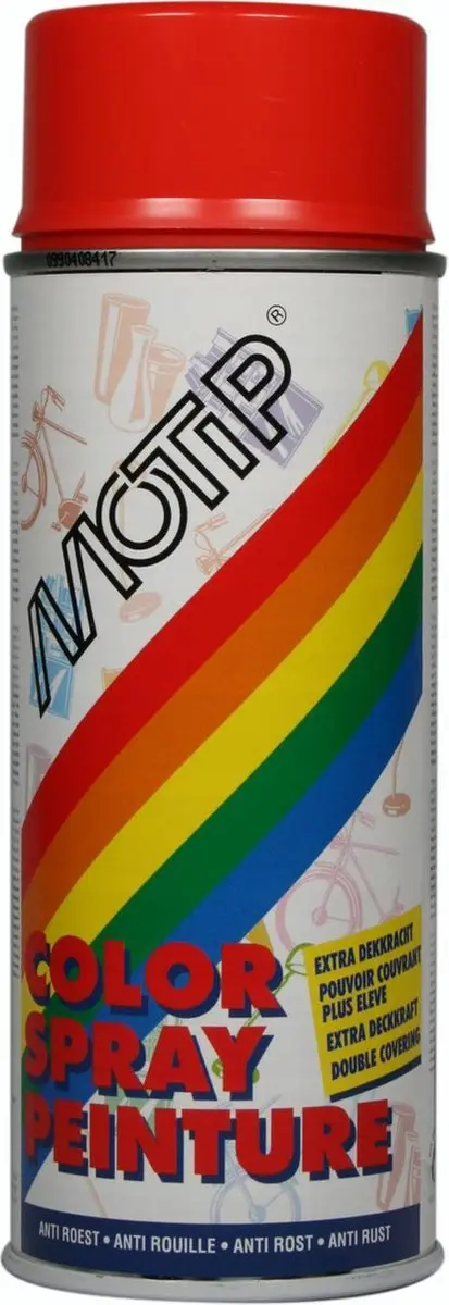 Motip Deco Alkyd Hoogglanslak RAL 2002 Bloedoranje 400ml
