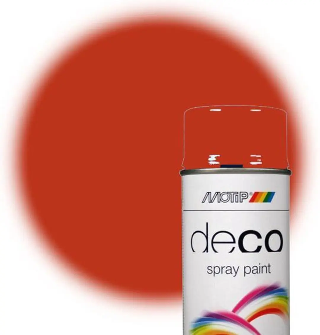Motip Deco Alkyd Hoogglanslak RAL 2002 Bloedoranje 400ml