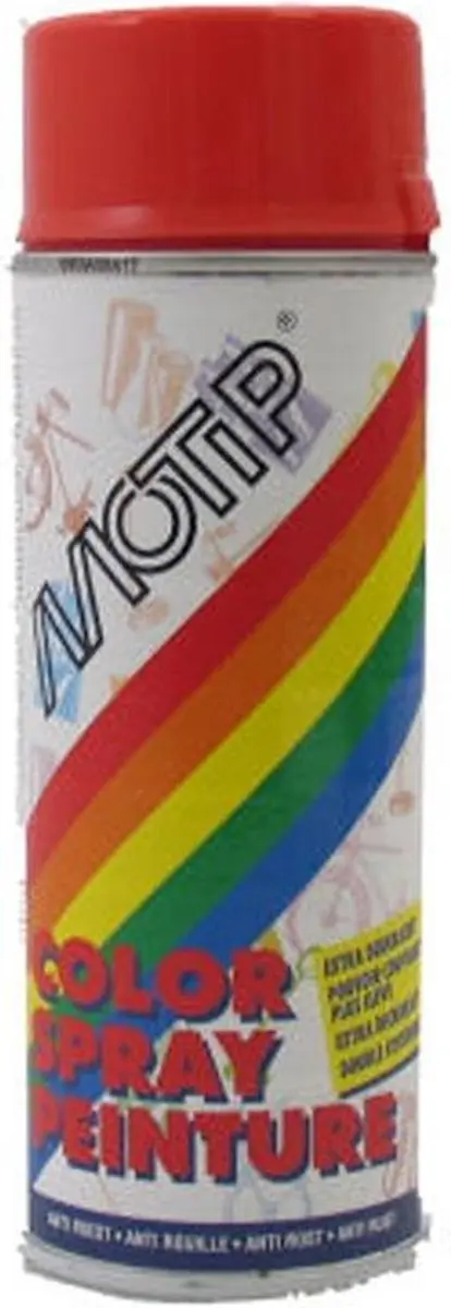 Motip Deco Alkyd Hoogglanslak RAL 2002 Bloedoranje 400ml - afbeelding 6 van 6