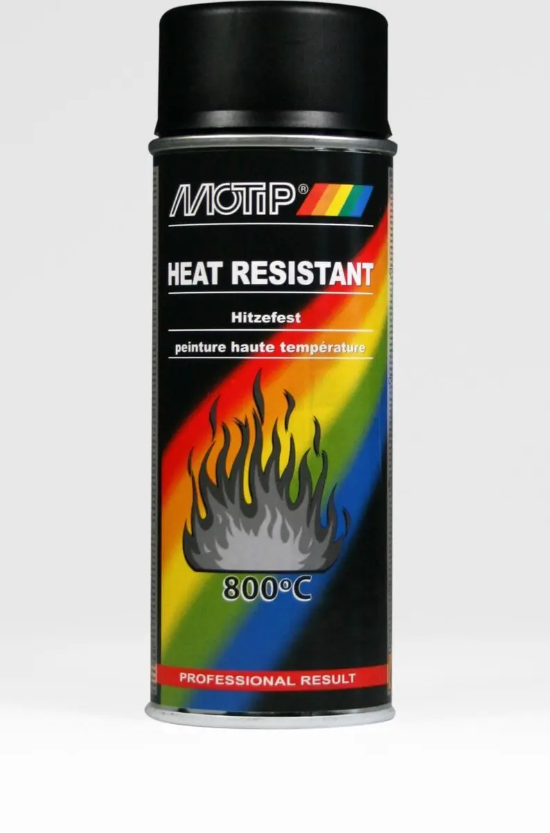 Motip Heat Resistant Spray - 400ml - Zwart