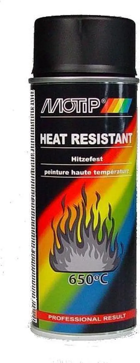 Motip Heat Resistant Spray - 400ml - Zwart - afbeelding 6 van 6